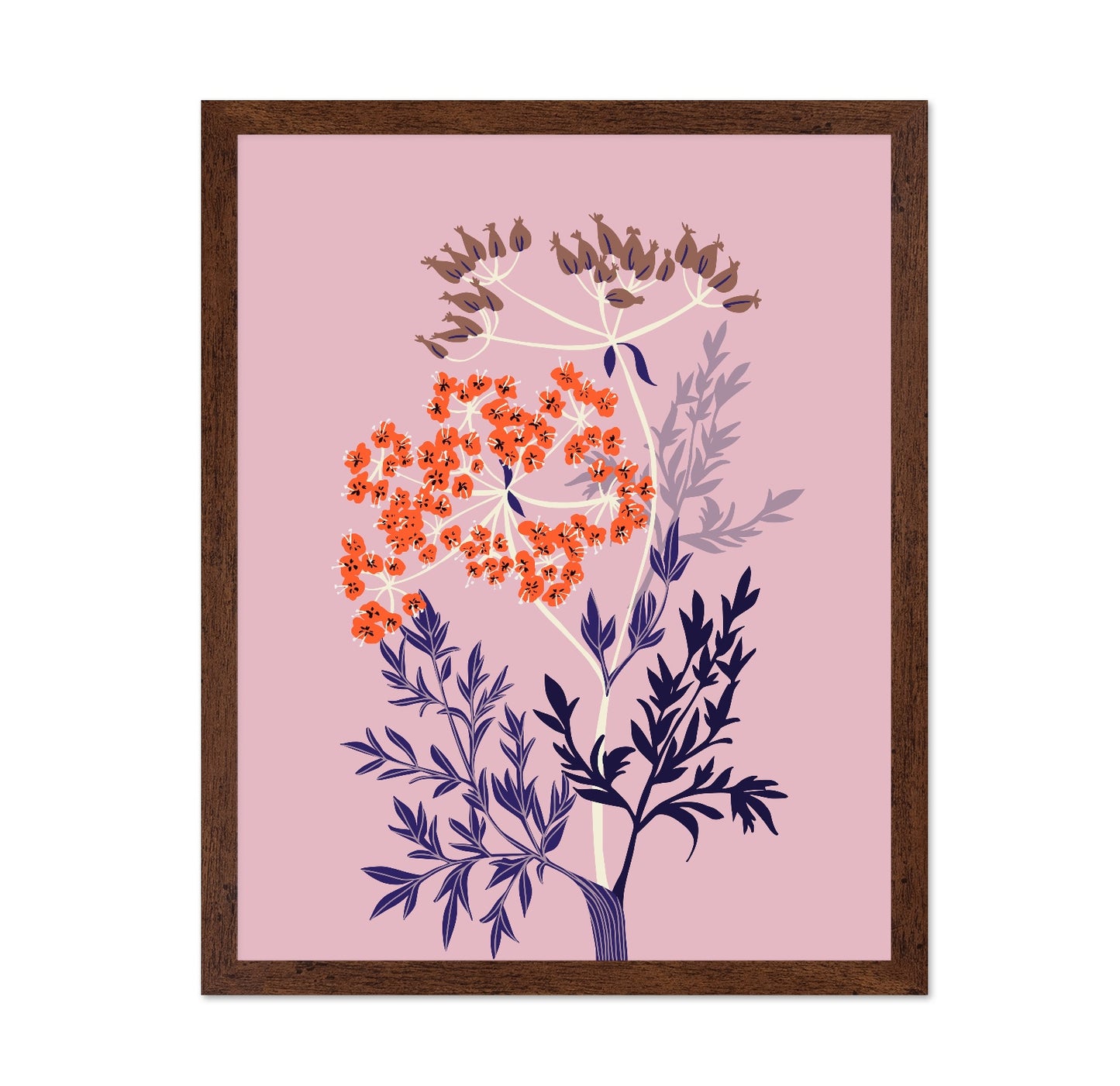Orange Botanical Flower