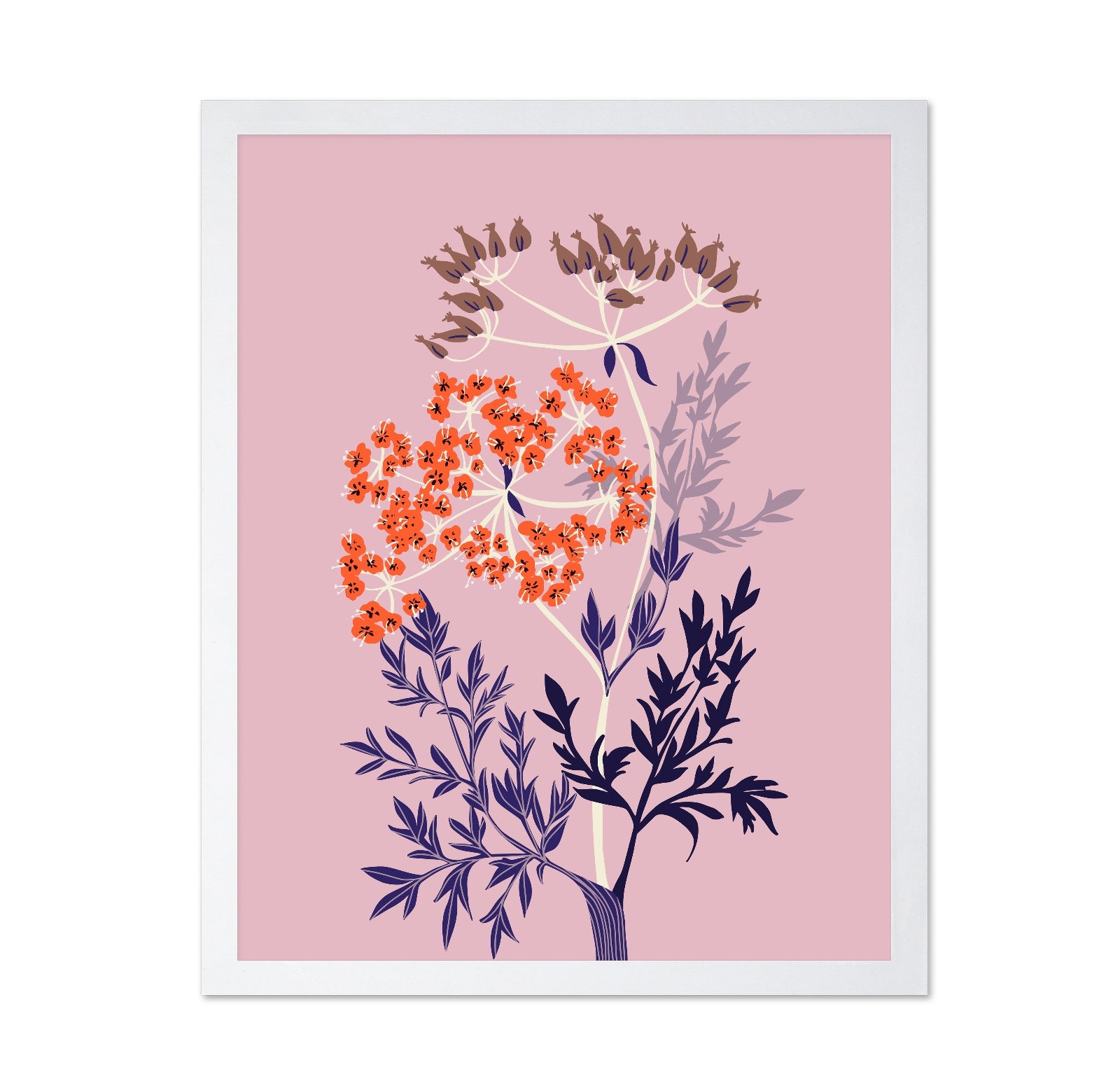Orange Botanical Flower