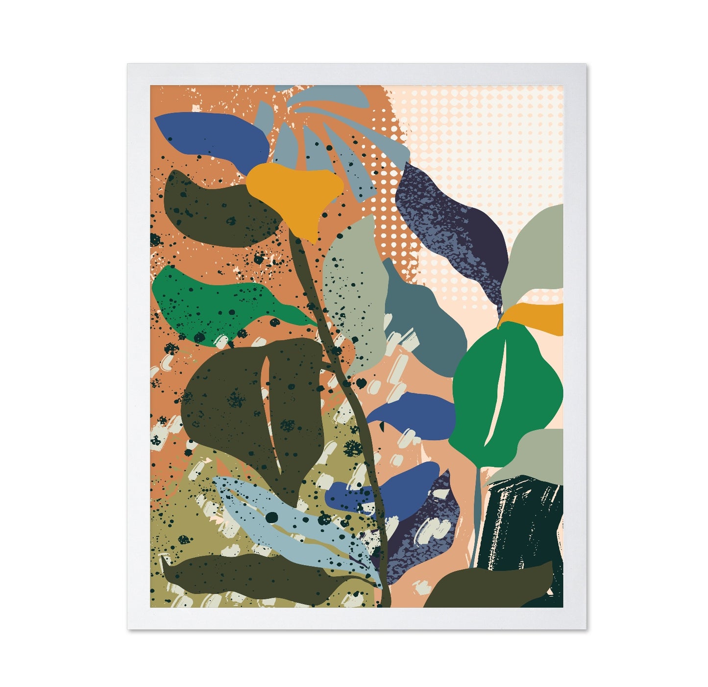 Abstract Tropical Leaves No5