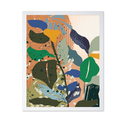 Abstract Tropical Leaves No5