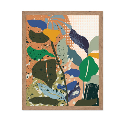 Abstract Tropical Leaves No5