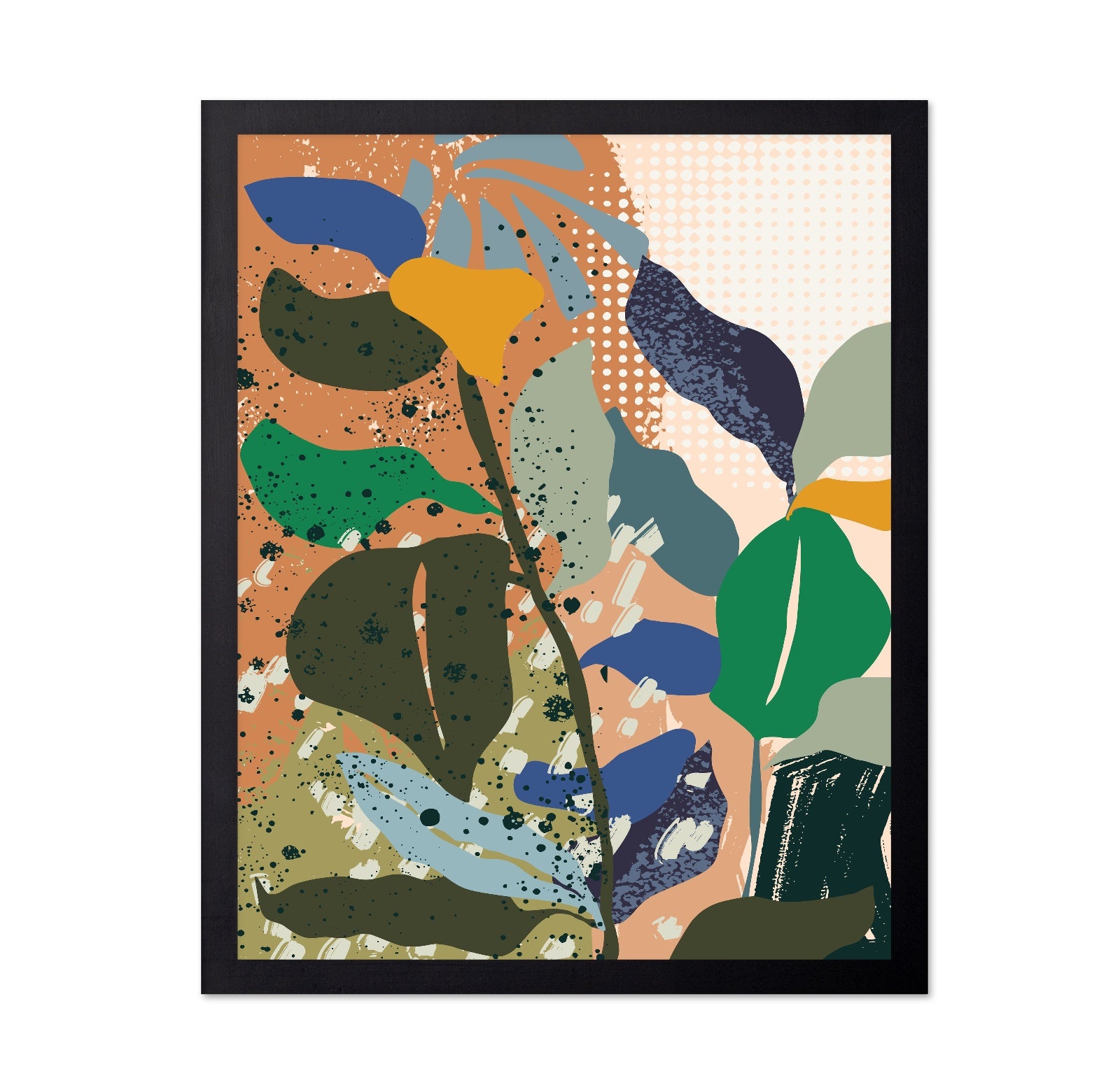 Abstract Tropical Leaves No5