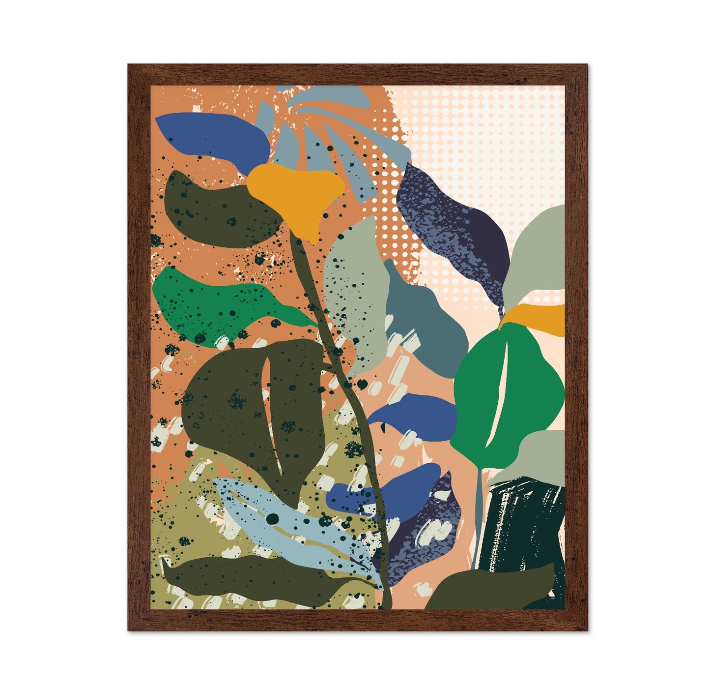 Abstract Tropical Leaves No5