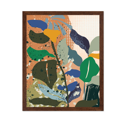 Abstract Tropical Leaves No5