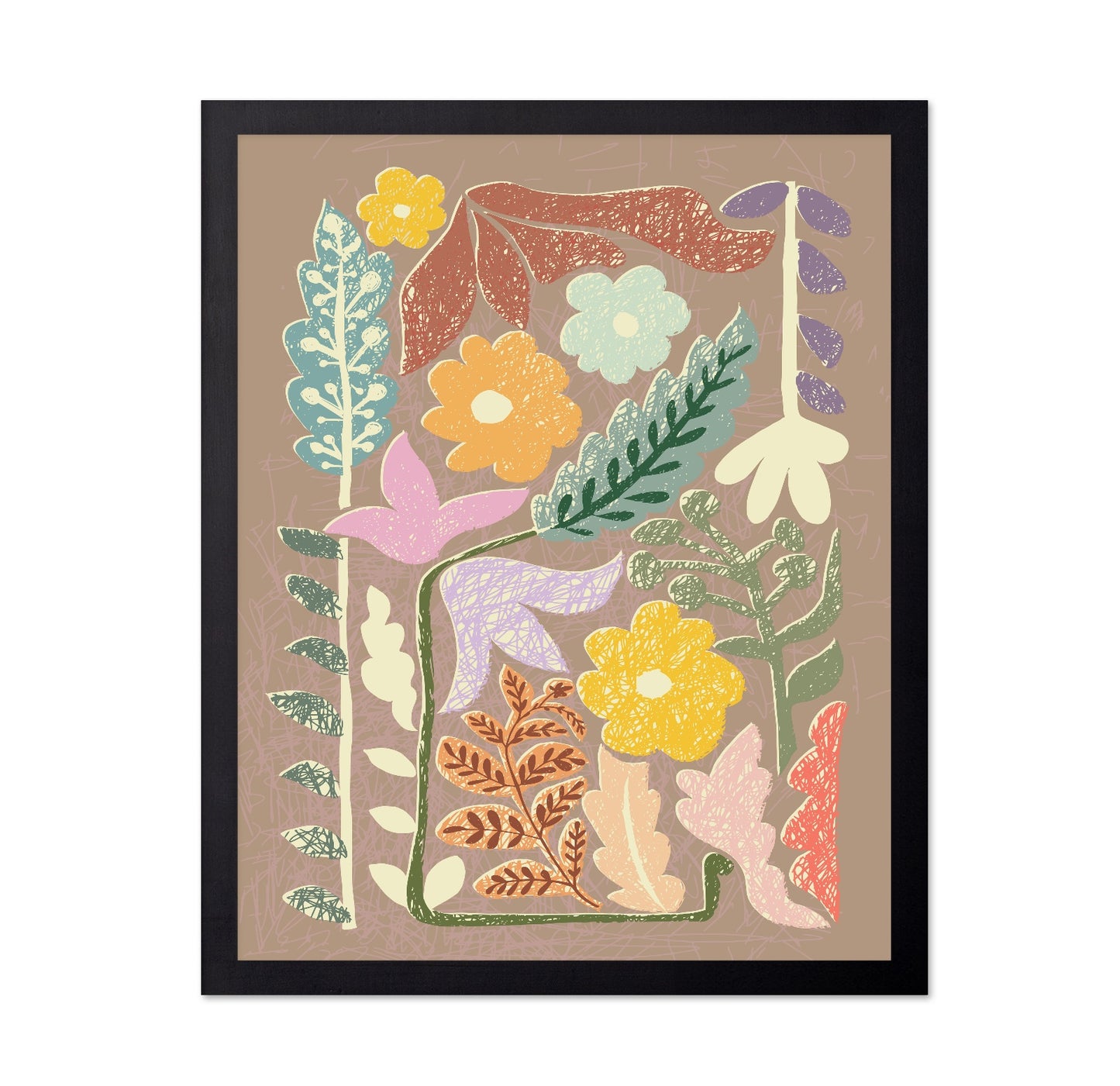 Whimsical Floral Garden No2