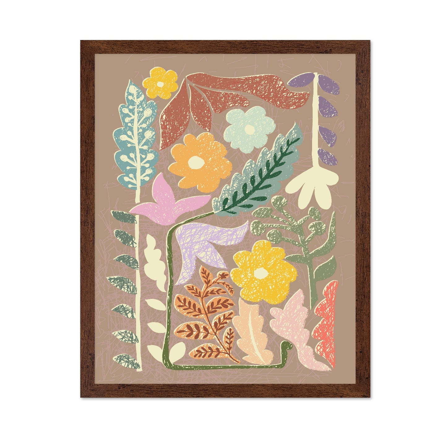 Whimsical Floral Garden No2