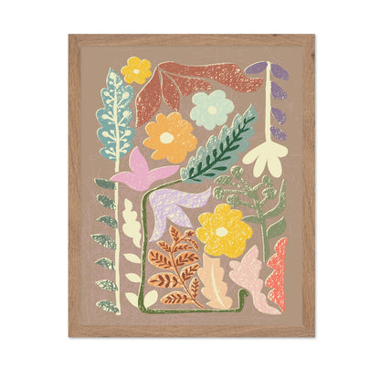 Whimsical Floral Garden No2