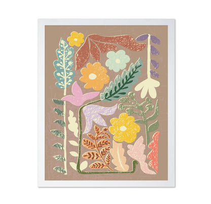 Whimsical Floral Garden No2
