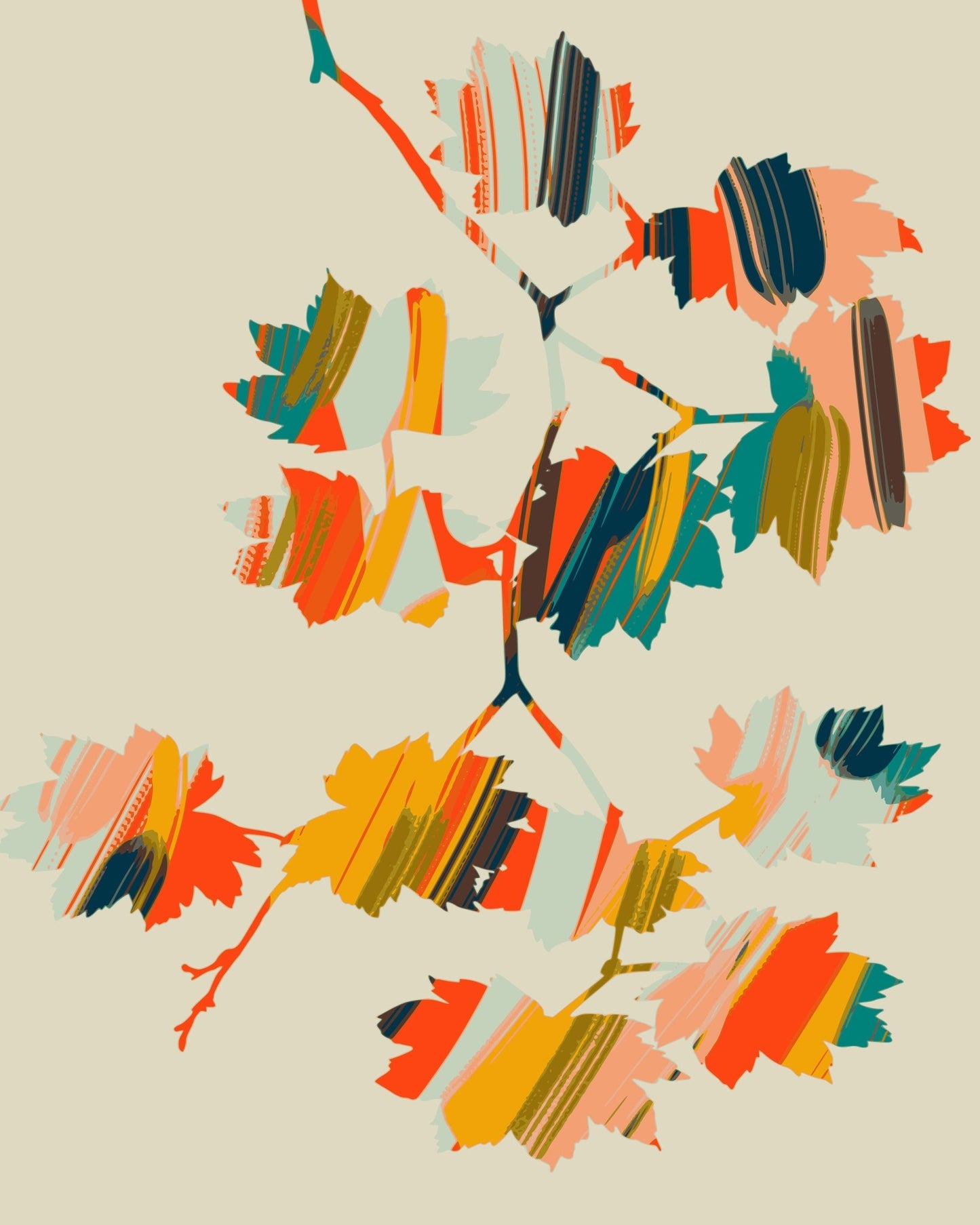 Striped Leaf Cluster