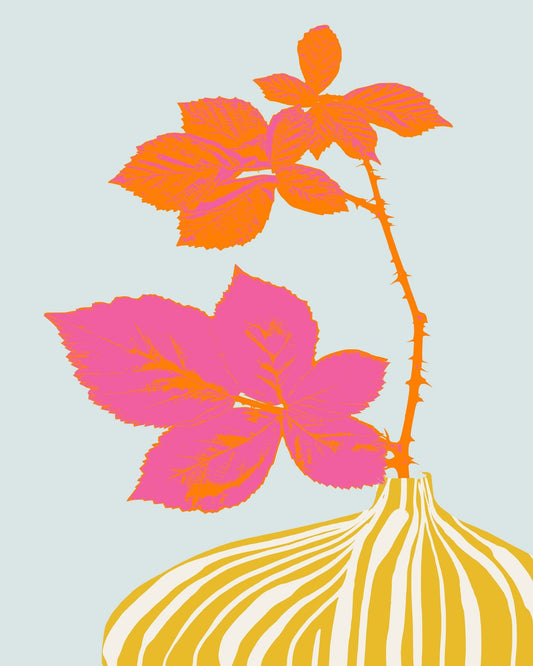 Neon Botanical Stem
