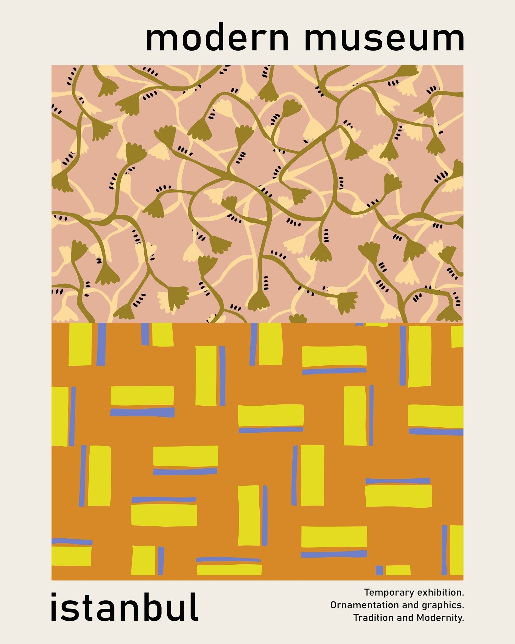 Abstract Botanical Pattern