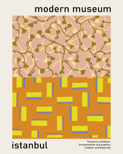 Abstract Botanical Pattern