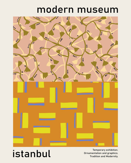 Abstract Botanical Pattern