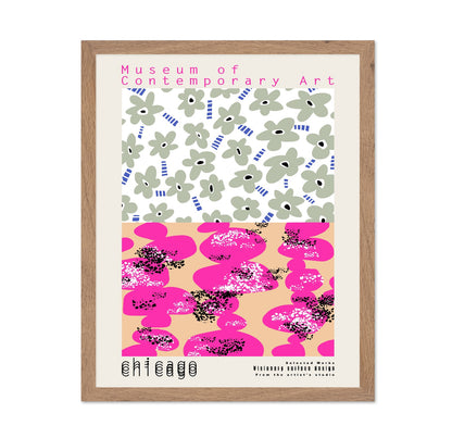 Abstract Floral Pop Art Pattern