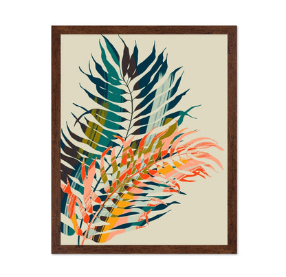 Tropical Botanical Leaf Abstract