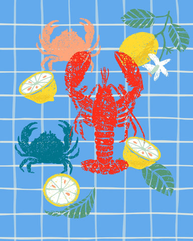 Lobster Lemon Pattern