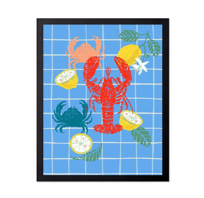 Lobster Lemon Pattern