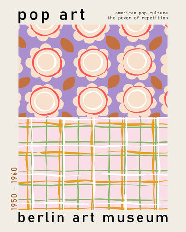 Pop Art Floral Pattern