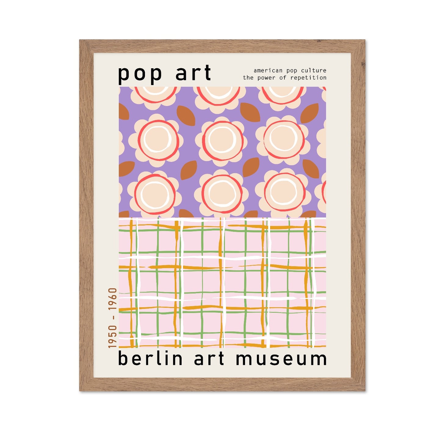 Pop Art Floral Pattern
