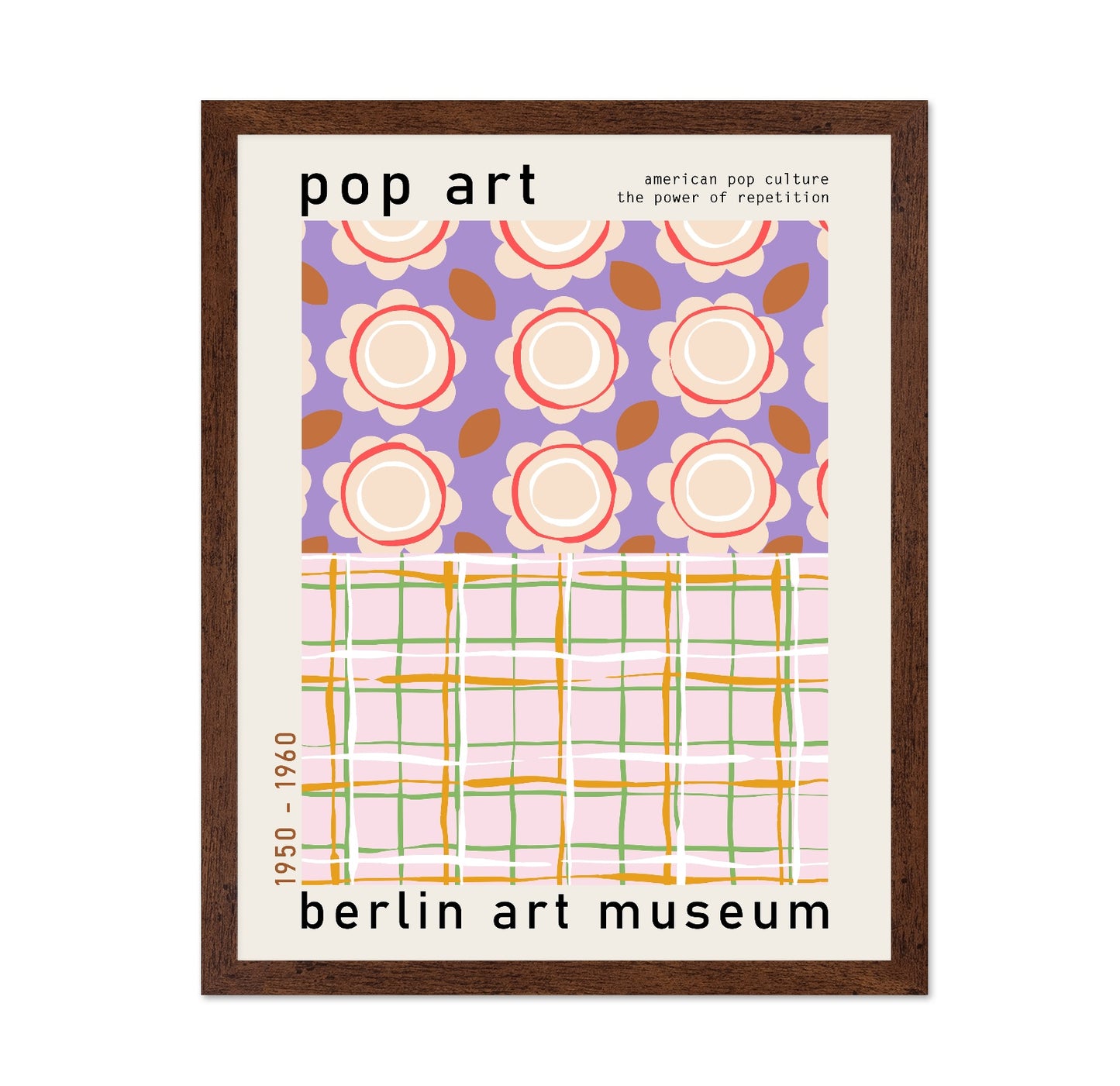 Pop Art Floral Pattern
