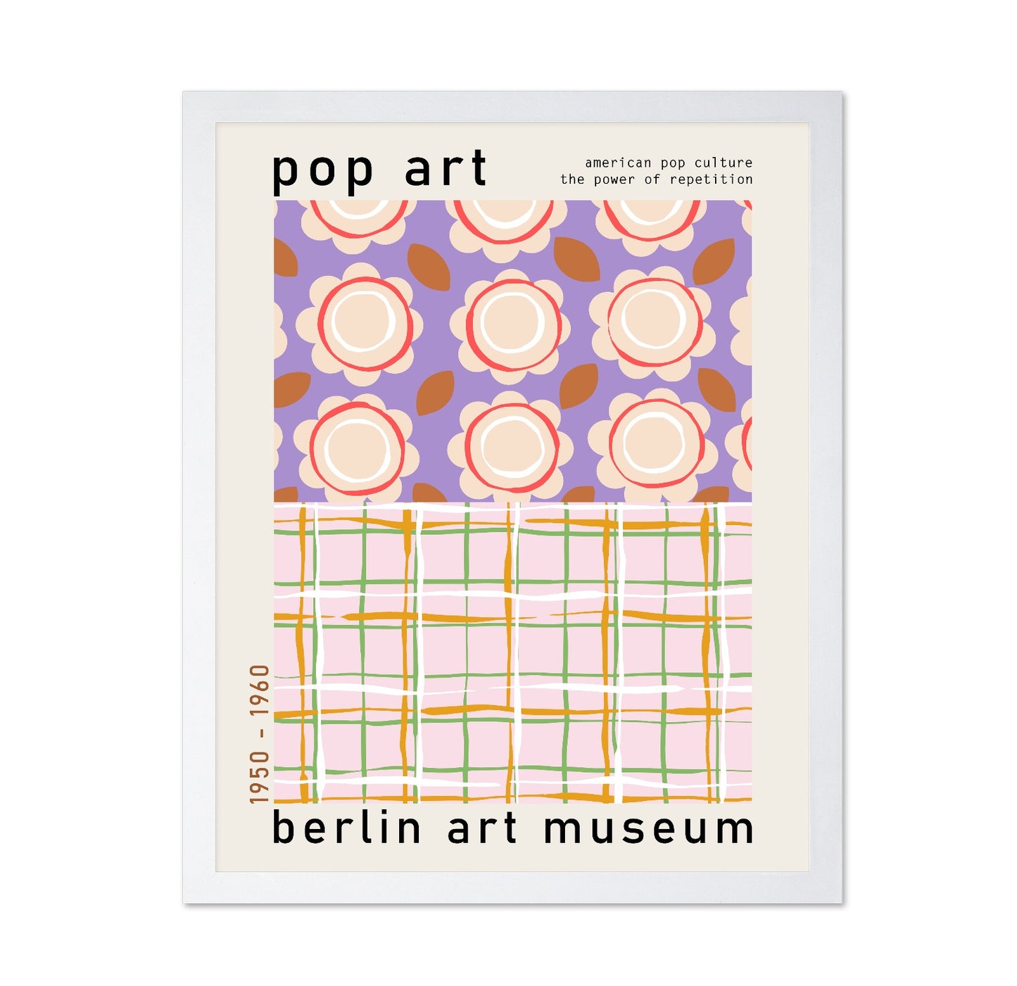 Pop Art Floral Pattern