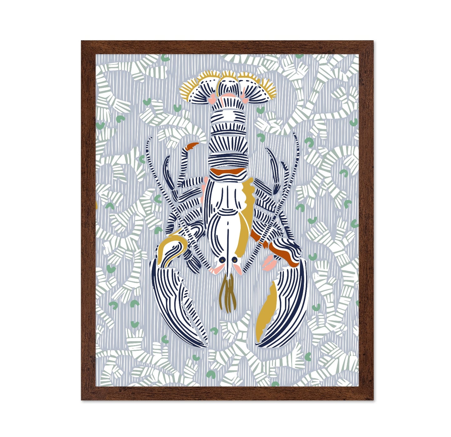 Stylized Lobster Pattern
