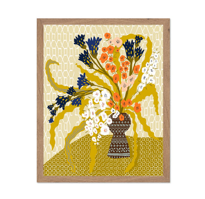 Colorful Floral Vase No5