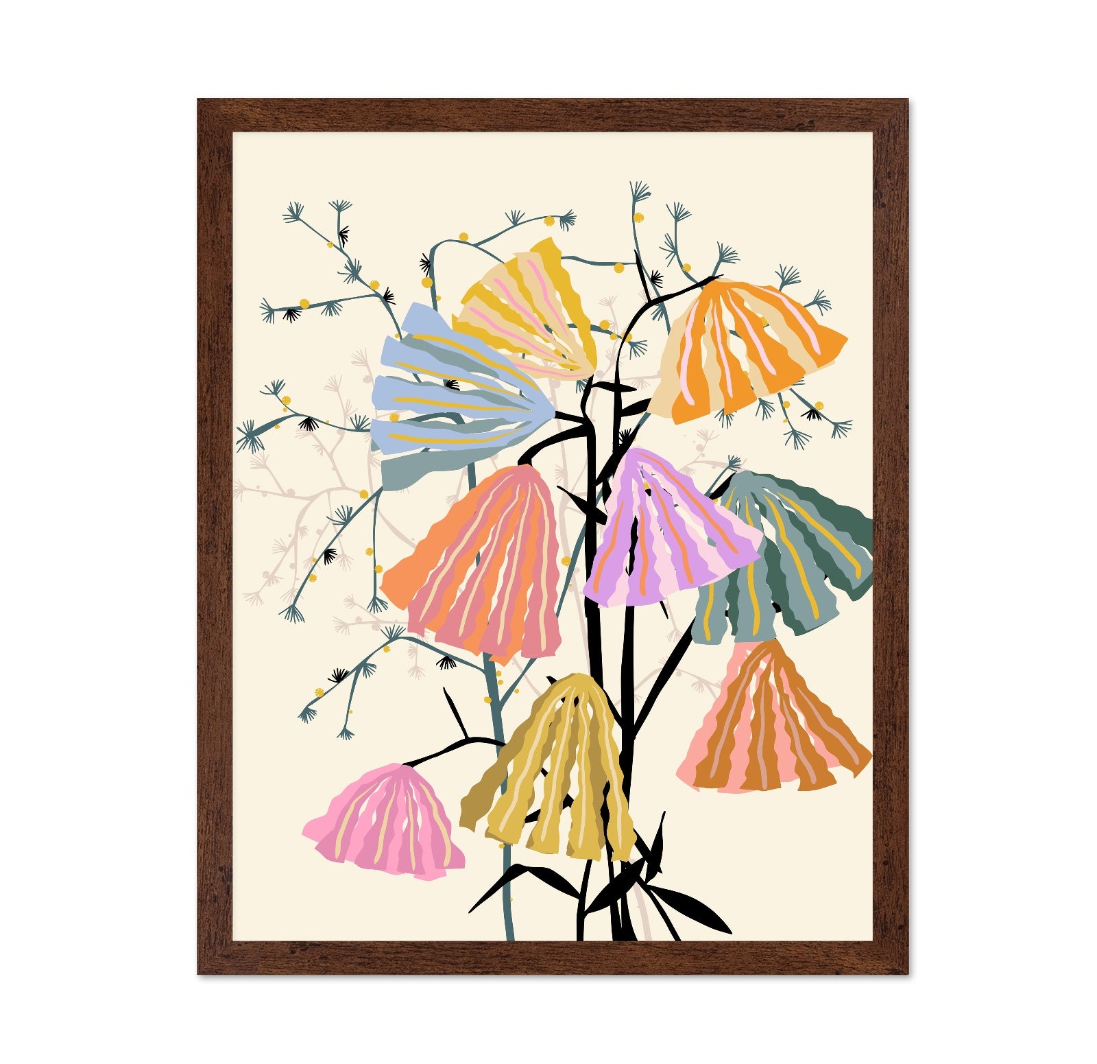 Colorful Wildflower Botanical