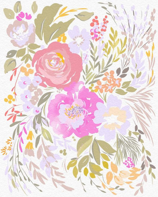 Pastel Wildflower Bouquet