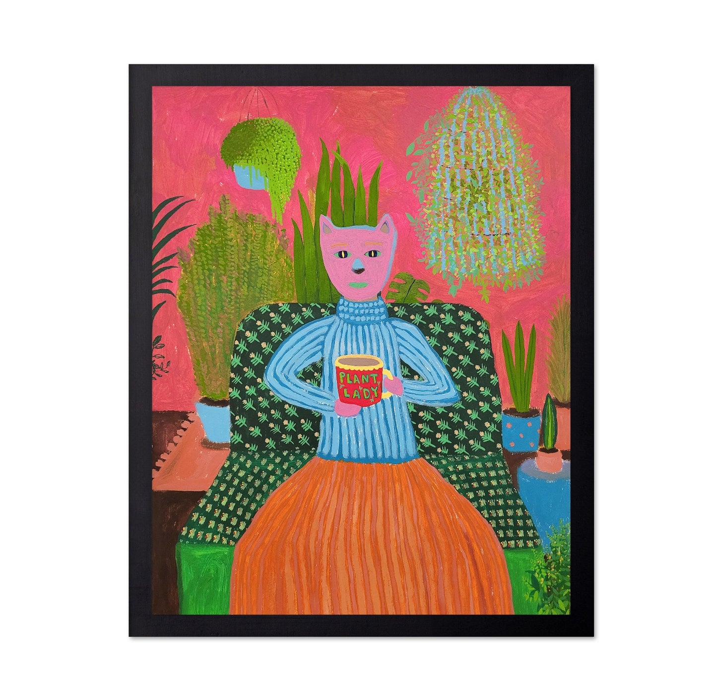 Plant Lady Cat
