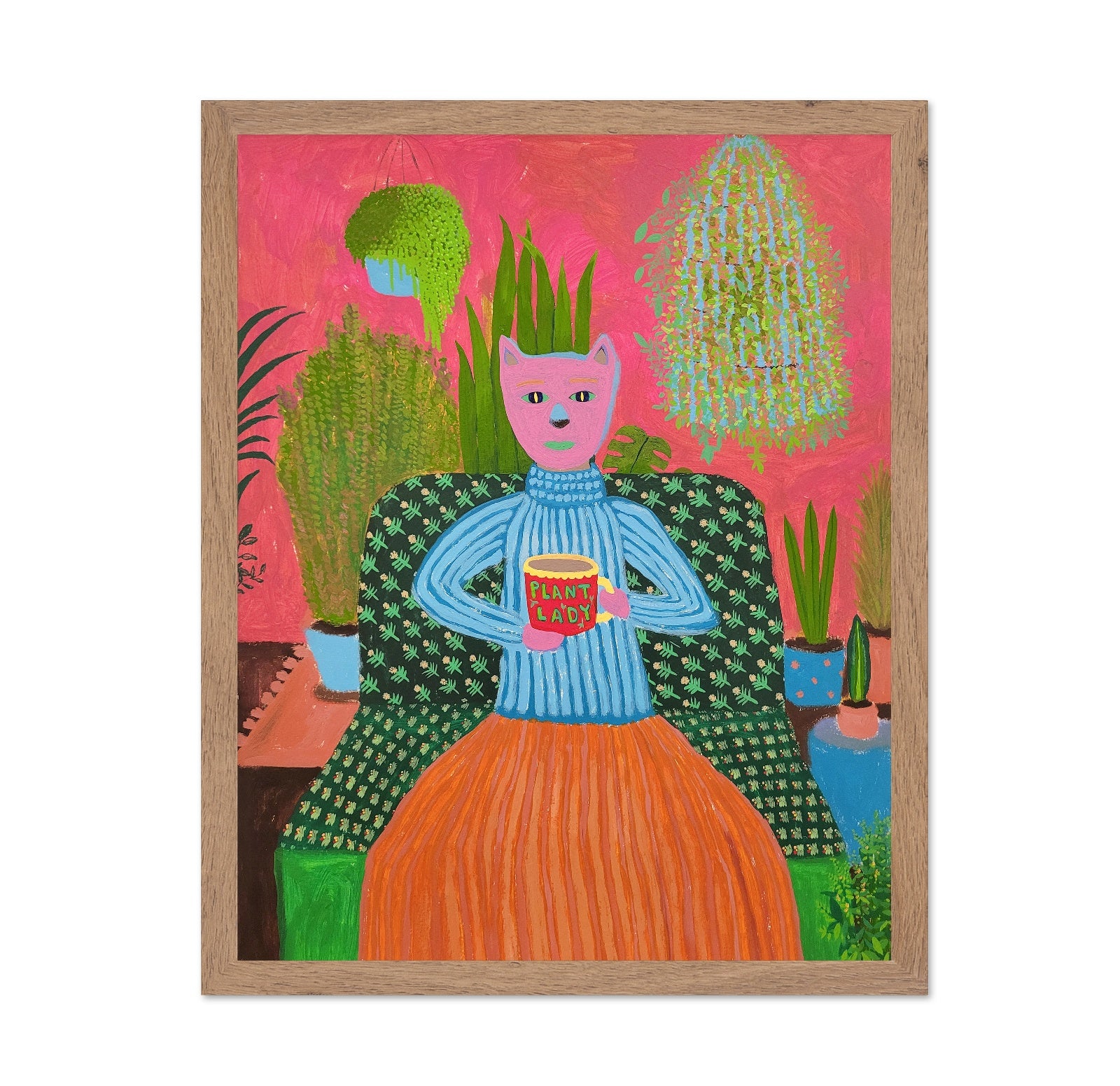 Plant Lady Cat