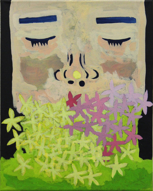 Floral Face Portrait No4