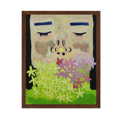 Floral Face Portrait No4