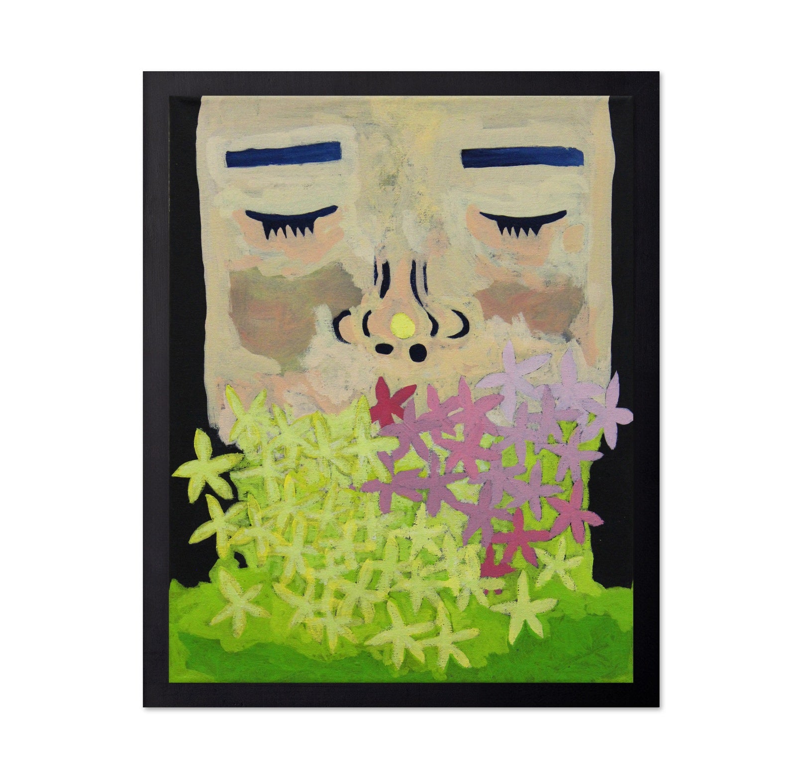 Floral Face Portrait No4