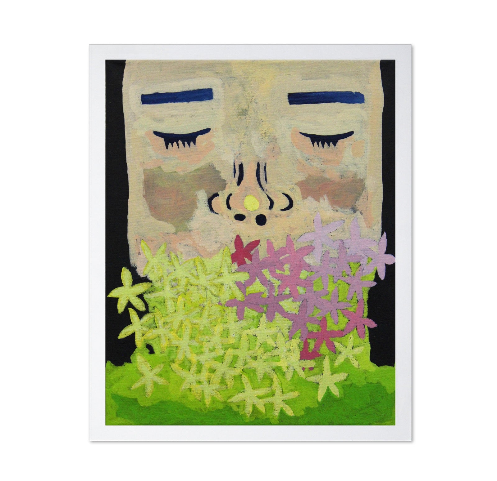 Floral Face Portrait No4