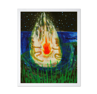 Campfire Night Scene