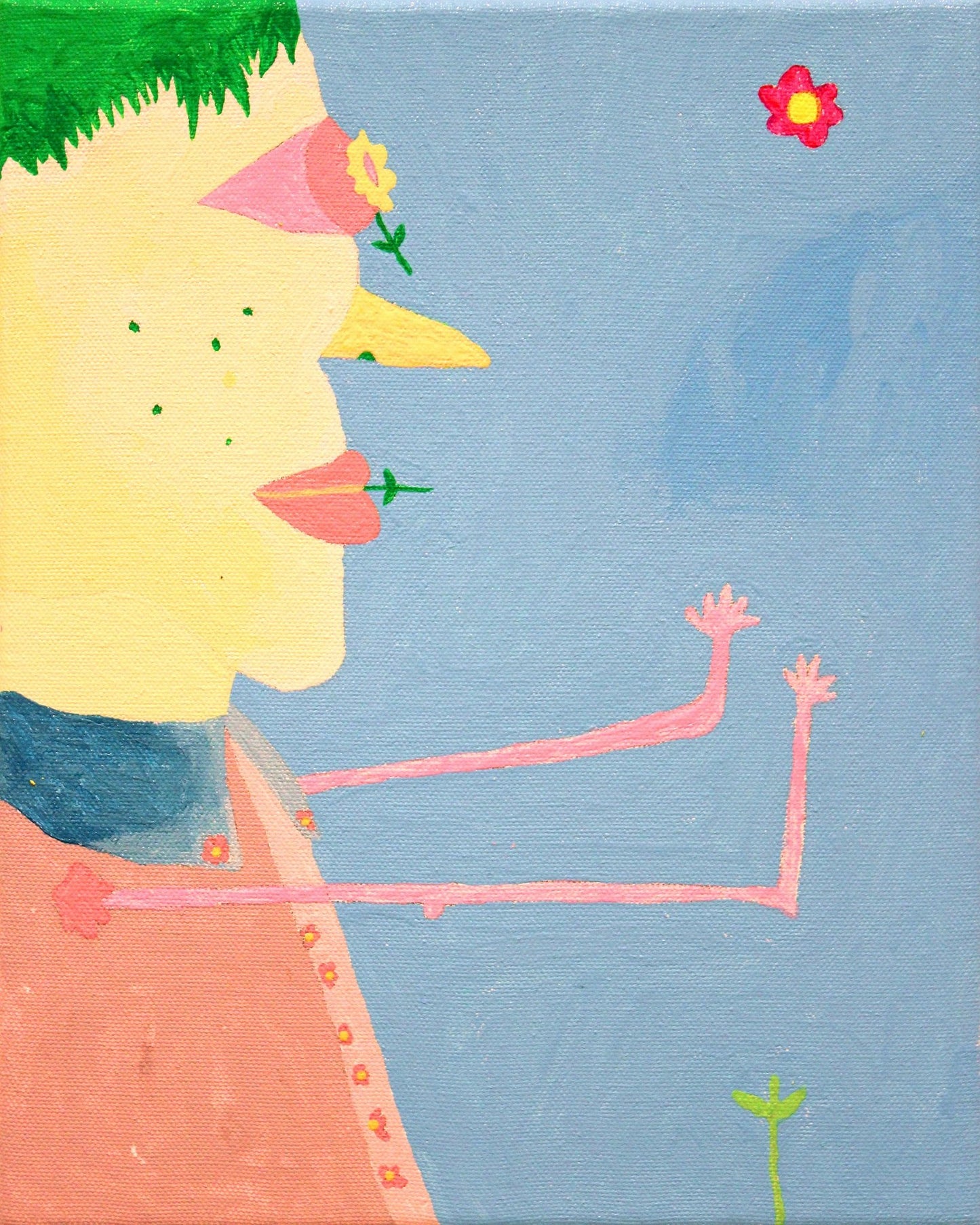Whimsical Profile Figure