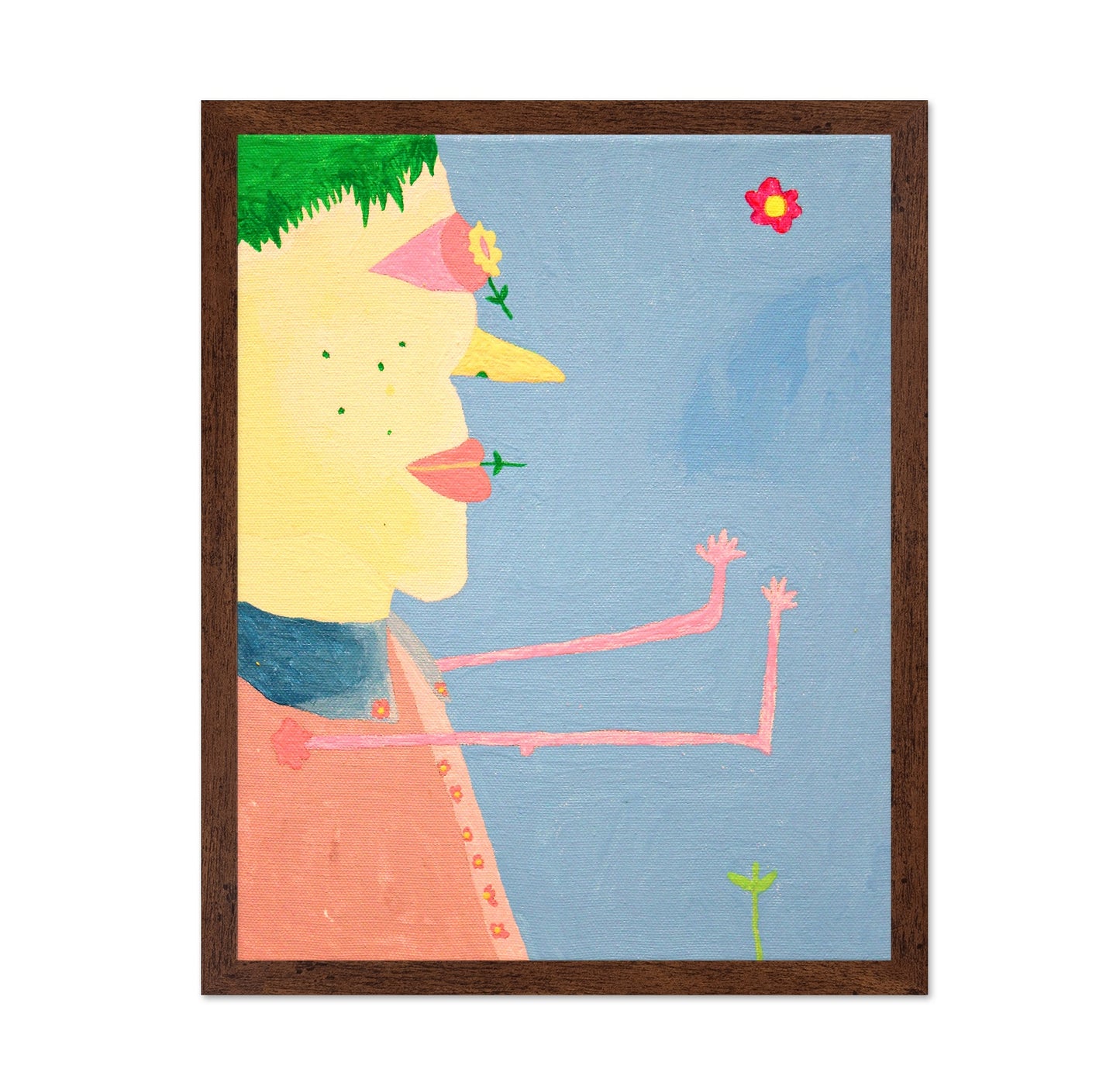 Whimsical Profile Figure