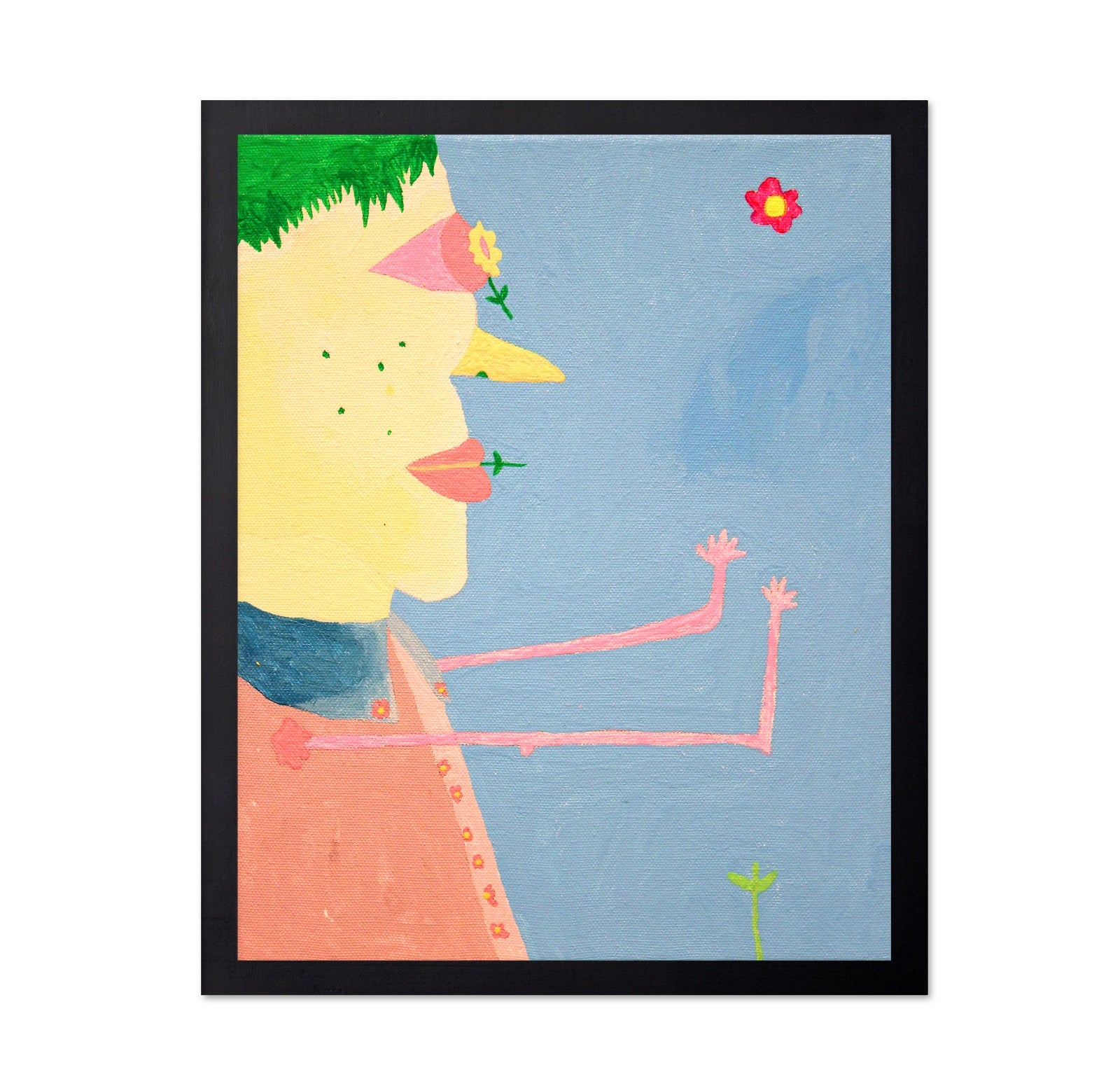 Whimsical Profile Figure