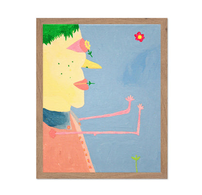 Whimsical Profile Figure
