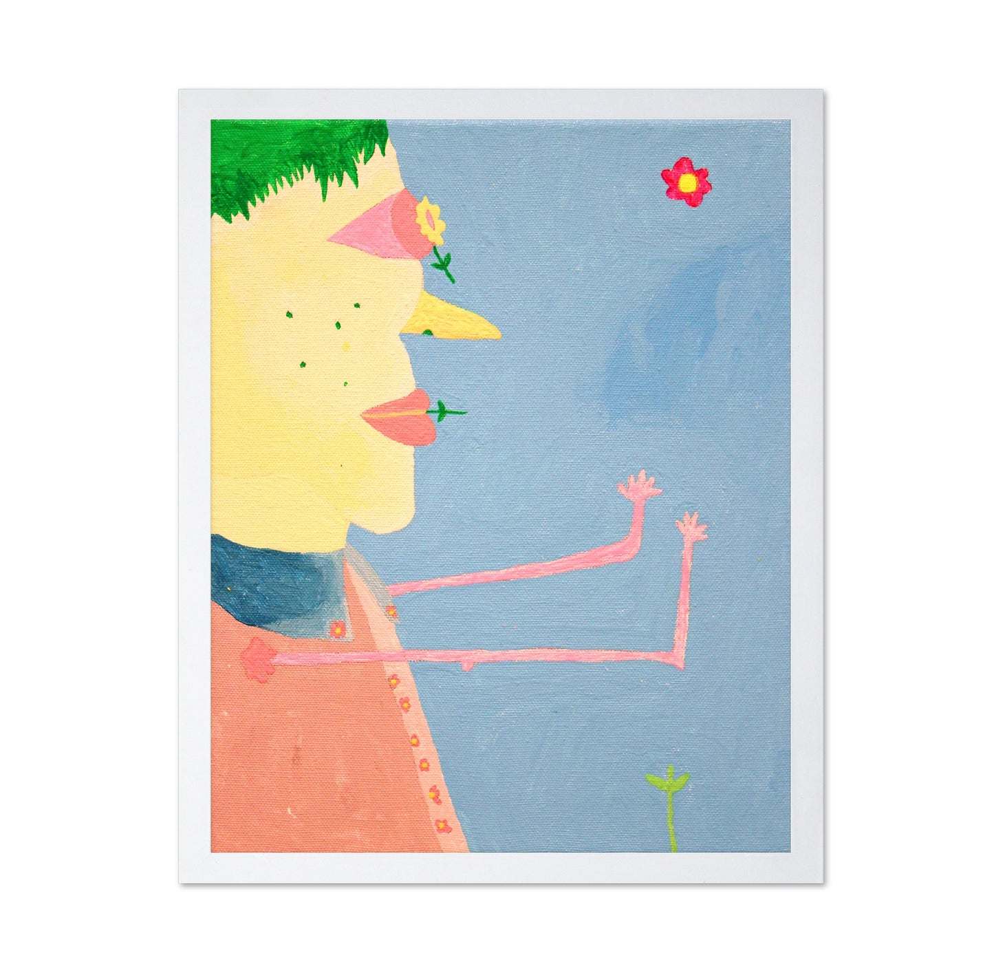 Whimsical Profile Figure