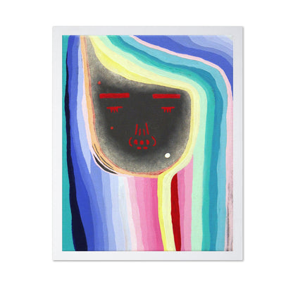 Rainbow Face Portrait