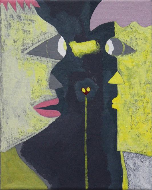 Abstract Couple Faces