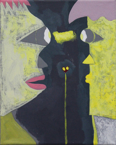 Abstract Couple Faces
