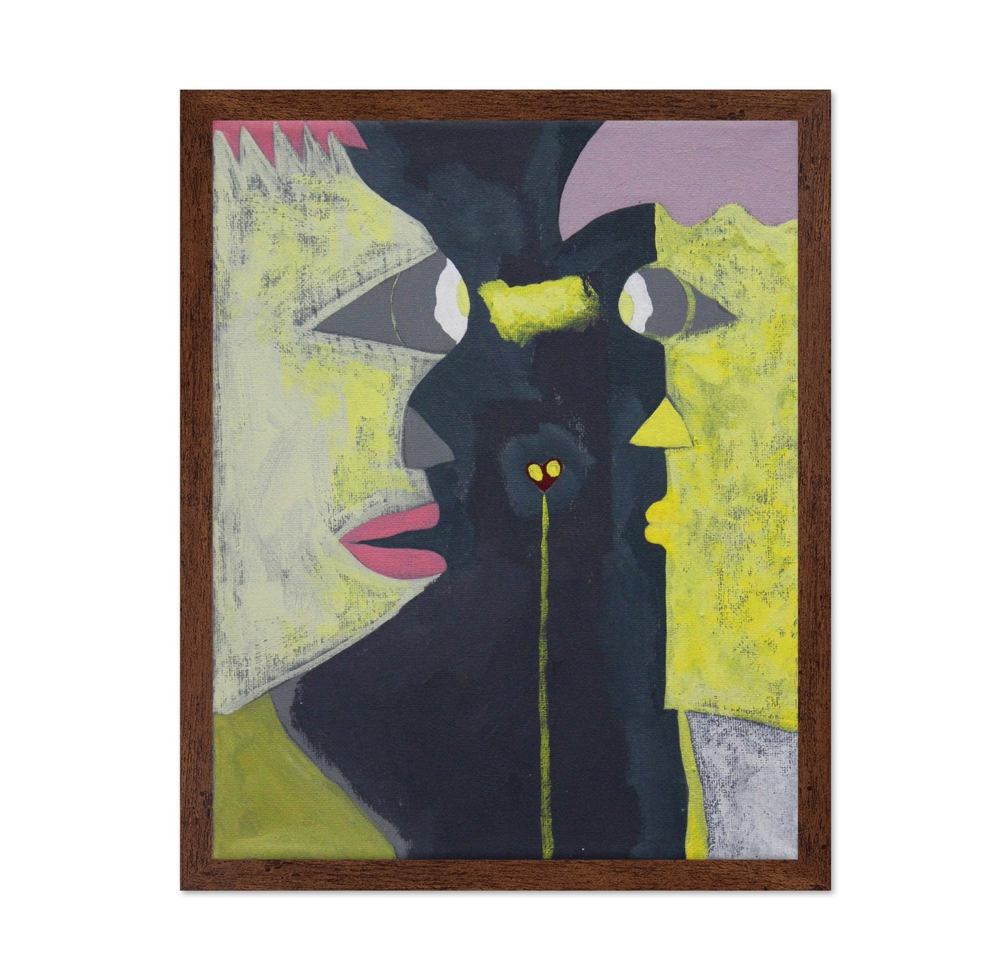 Abstract Couple Faces