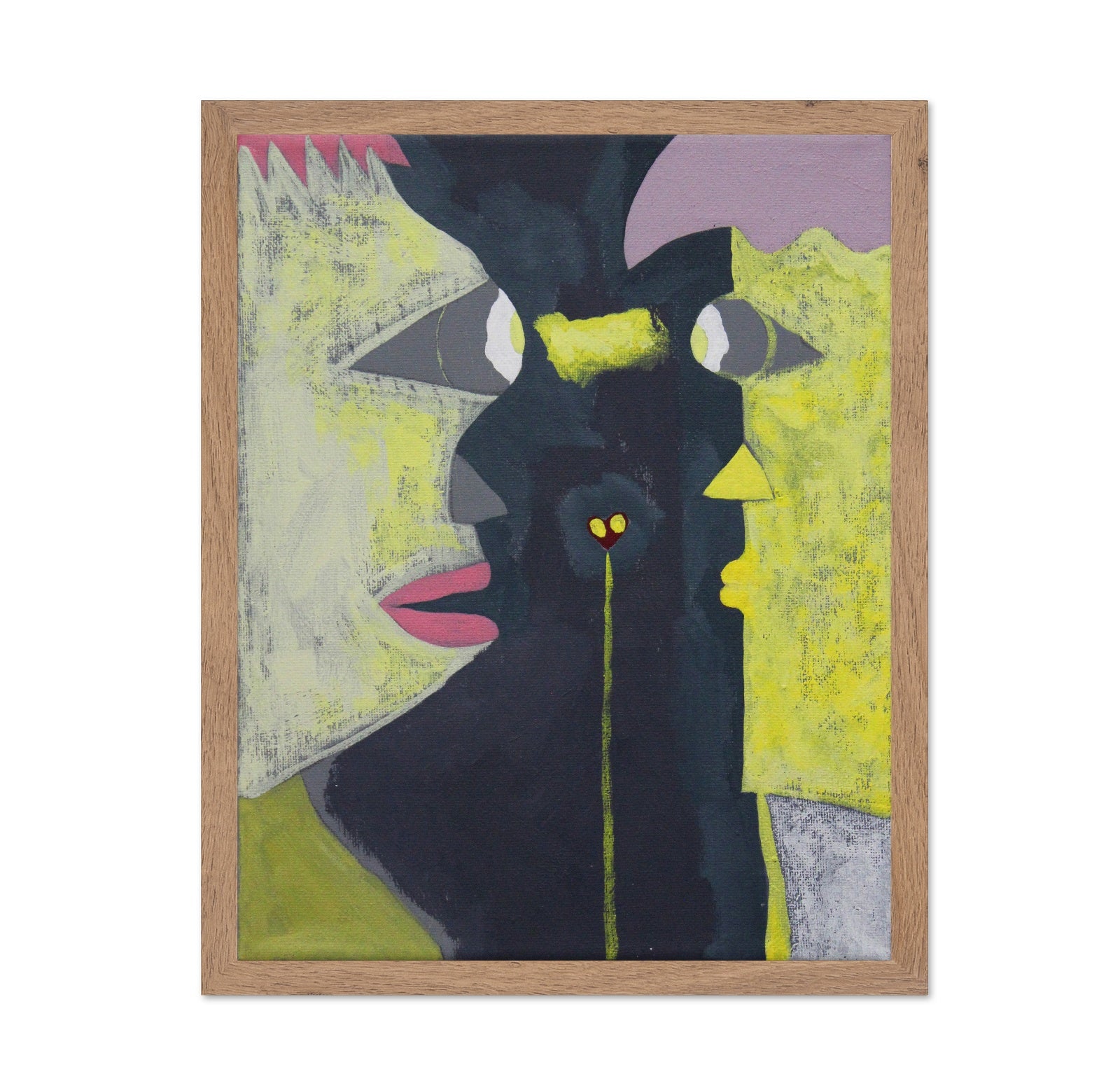 Abstract Couple Faces