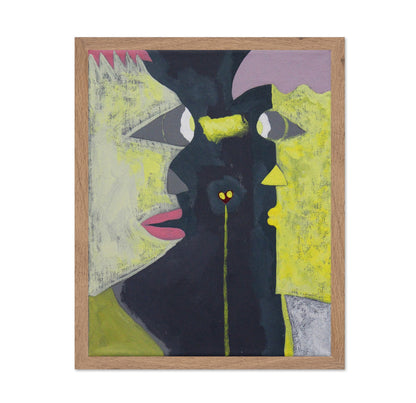 Abstract Couple Faces