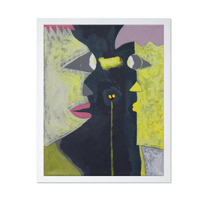 Abstract Couple Faces