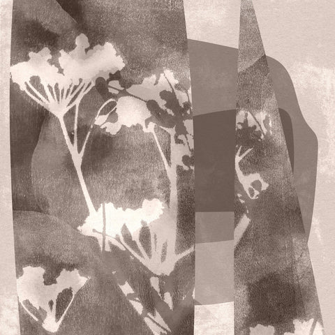 Neutral Botanical Geometric Abstract