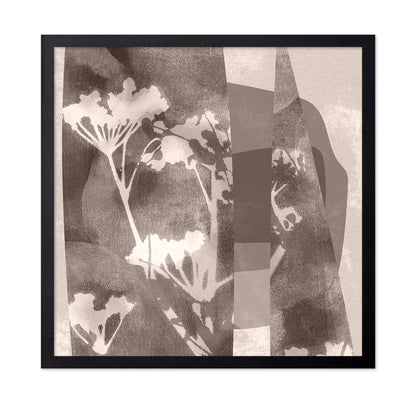 Neutral Botanical Geometric Abstract
